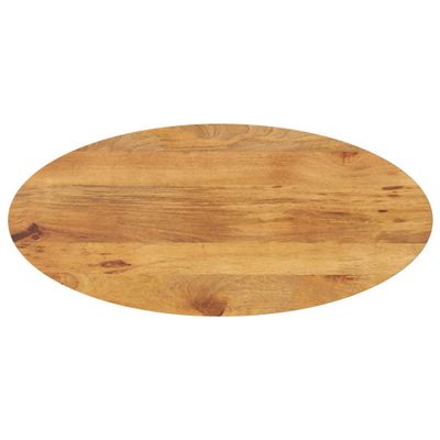 vidaXL Stolová doska 140x60x2,5 cm oválna masívny mangovník