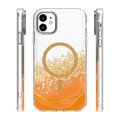 Puzdro Epoxy Mag pre iPhone 11 oranžová