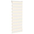 vidaXL Zebra roleta mramorová béžová 65x100 cm šírka látky 60,9 cm polyester