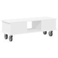 vidaXL TV stolík 100 x 35 x 35 cm Biela Kompozitné drevo