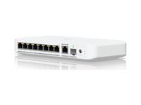 Prepínač - riadený - 8 x 2.5GBase-T + 1 x 10Gb Ethernet + 1 x 10Gb Ethernet SFP+ - desktop, na upevnenie na stenu, dá sa namontovať na DIN lištu - PoE++