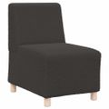 vidaXL Bezrúčková modulárna sofa jednotka Tmavo šedá 55 x 74 x 82 cm