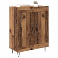 vidaXL Servírovacia skriňa Staré drevo 69,5 x 34 x 90 cm