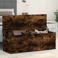 vidaXL Úložný box dymový dub 102x35x35 cm kompozitné drevo