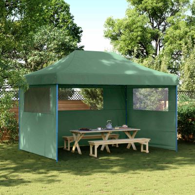 vidaXL Párty stan Zelená 279 x 410 x 315 cm Oxfordská látka