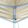 vidaXL Párty stan 291 x 580 x 315 cm Krémová Oxfordská látka