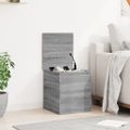 vidaXL Úložný box sivý sonoma 40x42x46 cm kompozitné drevo