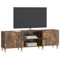 vidaXL TV skrinka 150 x 31 x 50 cm Dymový dub Kompozitné drevo