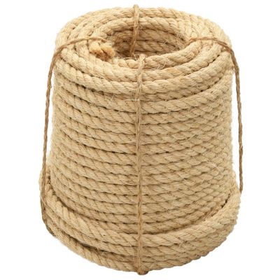 vidaXL Lano, 100% sisal 20 mm, 100 m