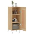 vidaXL Komoda dub sonoma 34,5x34x90 cm spracované drevo