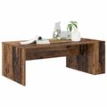 vidaXL Konferenčný stolík Staré drevo 95 x 50 x 34 cm Kompozitné drevo