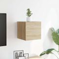 vidaXL Nástenná TV skrinka dub sonoma 30,5x30x30 cm
