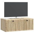 vidaXL Nástenná TV skrinka Nástenný Dub sonoma 78,5 x 41 x 30 cm