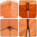 vidaXL Prístrešok na párty 192 x 192 x 245 cm Oranžová