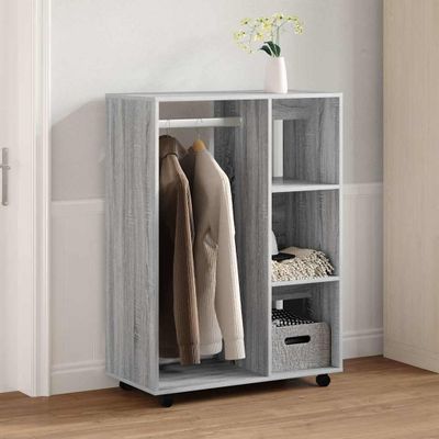 vidaXL Šatník sivý dub sonoma 80x40x110 cm spracované drevo