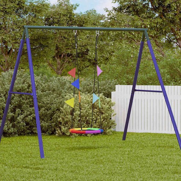 vidaXL Hojdacia sieť Modrá 60 x 60 x 180 cm Polyester