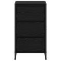 vidaXL Servírovacia skriňa Čierny dub 42 x 36 x 75.5 cm