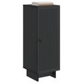 vidaXL Servírovacia skriňa Čierna 33 x 34,5 x 90 cm Kompozitné drevo