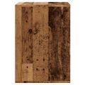 vidaXL Rohová komoda so zásuvkami staré drevo 60x41x58cm kompoz. drevo