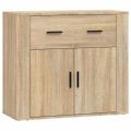 vidaXL Komoda dub sonoma 80x33x70 cm spracované drevo