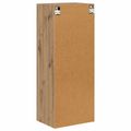 vidaXL TV nástenná skriňa 40,5 x 30 x 102 cm Remeselný dub