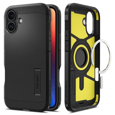 Spigen Tough Armor Mag Magsafe puzdro pre iPhone 16 6,1" čierna