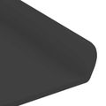 vidaXL Závesná polica 2 ks Čierny 30 x 9 x 2,5 cm Oceľ