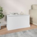 vidaXL Úložný box biely 70x40x38 cm, umelé drevo