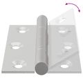 vidaXL Pánt 720 ks Strieborná 50 x 38 x 1,3 mm Oceľ