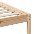 vidaXL Rám postele Hnedá 200 x 200 cm Masívne borovicové drevo