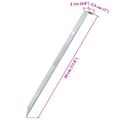 vidaXL Stanové kolíky 24 ks 30 cm Ø20 mm pozinkovaná oceľ