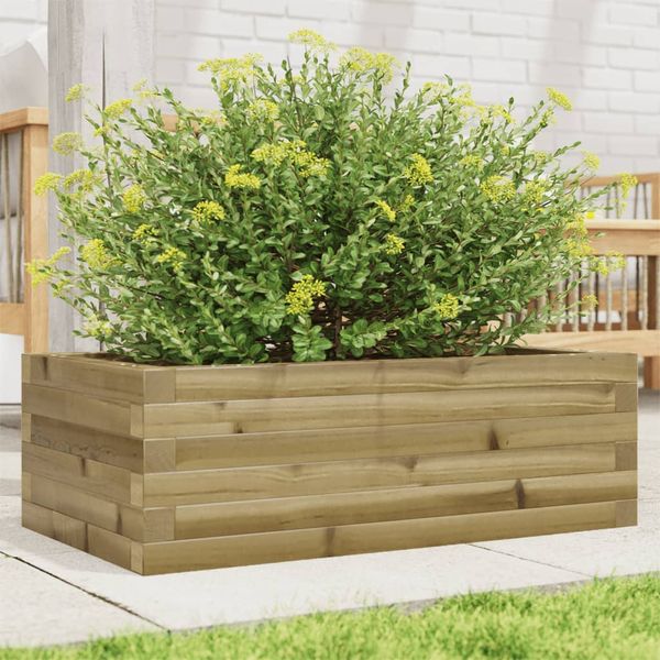 vidaXL Záhradný kvetináč 70x40x23 cm impregnovaná borovica