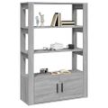 vidaXL Komoda sivý dub sonoma 80x30x119,5 cm spracované drevo