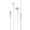 Drôtové slúchadlá Devia Kintone A3 jack 3,5 mm biele