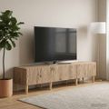 vidaXL TV skrinka 147 x 34,5 x 30 cm Dub artisan Kompozitné drevo