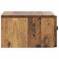 vidaXL Nočný stolík Staré drevo 49 x 34,5 x 20 cm Kompozitné drevo