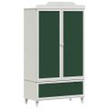 vidaXL Kreatívne úložisko pre deti ROROS Biela 90 x 45 x 165 cm