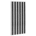 vidaXL Záves proti hmyzu z chenille Šedá a čierna 100 x 200 cm 100% PP