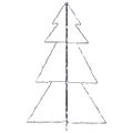 vidaXL Vianočný stromček, kužeľ, 160 LED, dovnútra aj von 78x120 cm