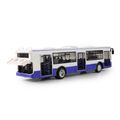 Autobus ktorý hlási zastávky česky 28 cm modrý