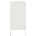vidaXL Komoda biela 68x39x79 cm oceľ