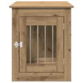 vidaXL Nábytok pre prepravku pre psa Artisan Dub 55x75x65 cm Drevo