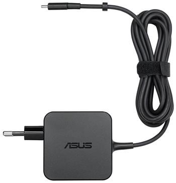 ASUS 65W USB-C Adaptér Napájací adaptér, pre notebooky ASUS, 65W, USB typ C, 2m, čierny