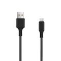 SETTY sieťová nabíjačka 1x USB 3A čierna + microUSB kábel 1,0 m (GSM106086)