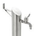 vidaXL Záhradný stĺpik na vodu, nehrdzavejúca oceľ, okrúhly 95 cm