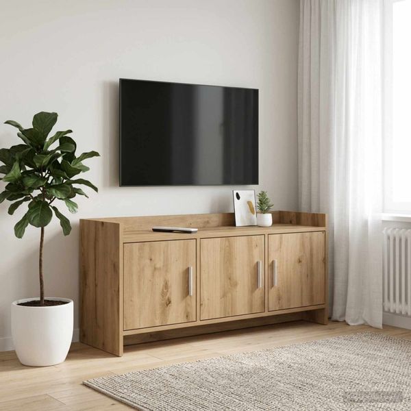vidaXL TV skrinka 102 x 33 x 47 cm Dub artisan Kompozitné drevo