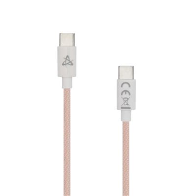 SBOX Kábel USB-C samec/USB-C samec,1m, ružový