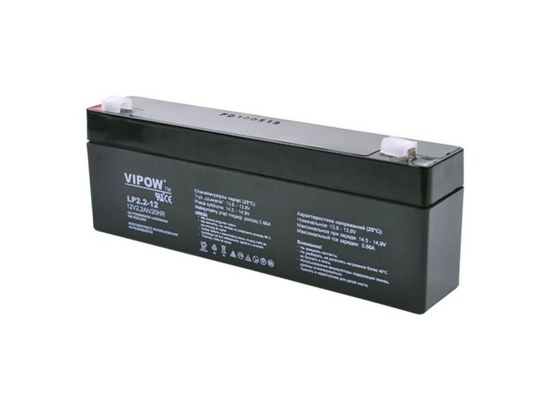 Batéria olovená 12V 2.2Ah VIPOW BAT0220