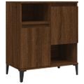 vidaXL Komody 3 ks hnedý dub 60x35x70 cm kompozitné drevo