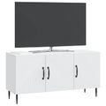 vidaXL TV skrinka Biela 99 x 34,5 x 50 cm Kompozitné drevo